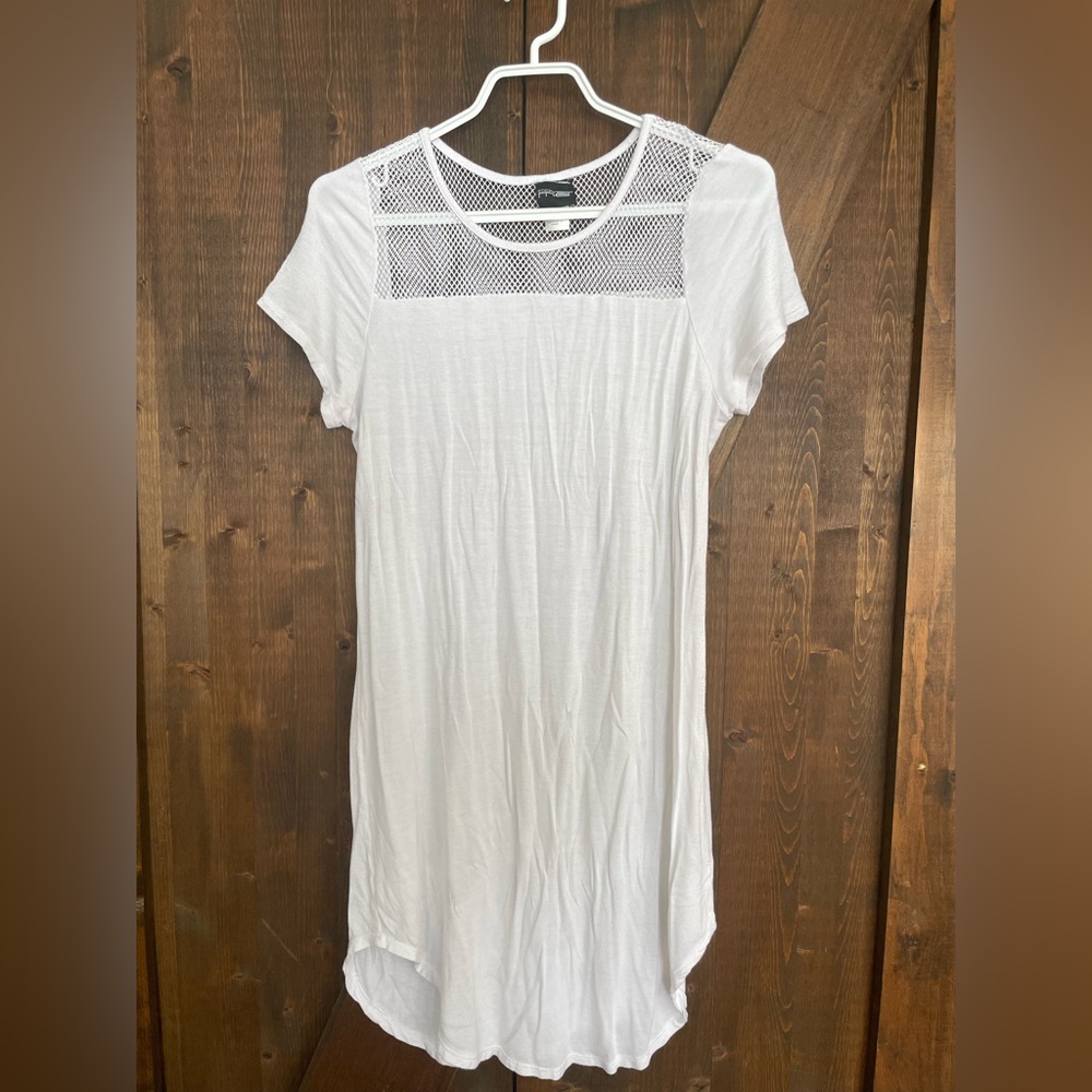 🎉 5/$25 Cover Me Mesh Cover Up Tunic Dress